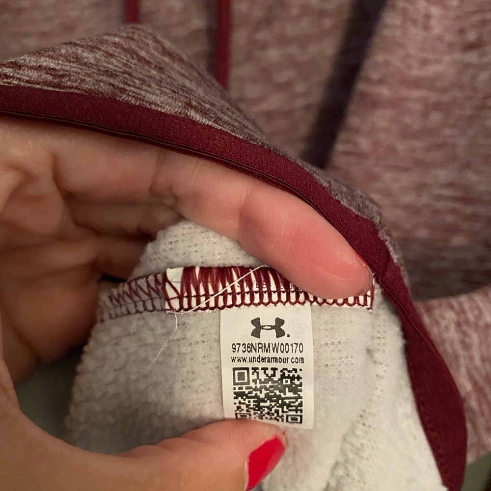 Under Armour Storm Hoodie New Without Tags Maroon - Picture 7 of 9